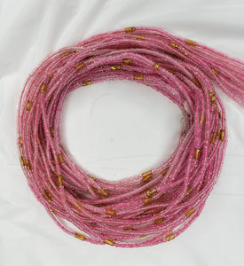 Pink & Brown Waist Beads